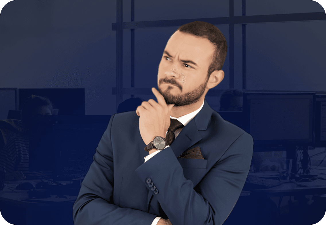 Professionnel dans un bureau moderne